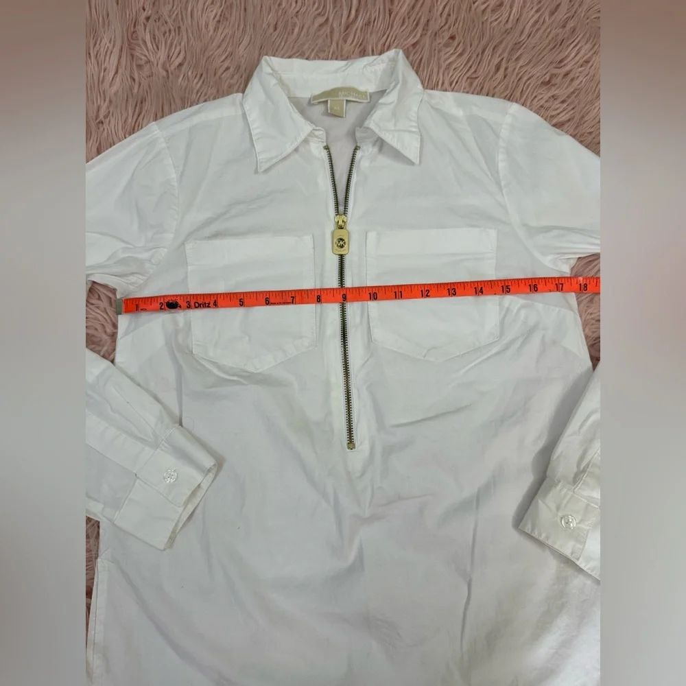 Michael Kors White Long Sleeve/ 3/4 Top